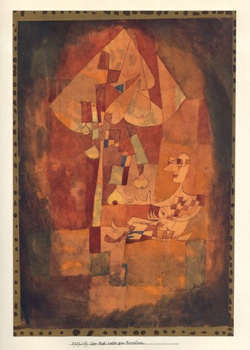 Paul Klee pochoir - imprimé en 1964 g - Photo 2 sur 2