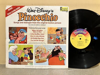 Walt Disney's Pinocchio LP 1978 Disneyland Records 3905 VG/VG | eBay