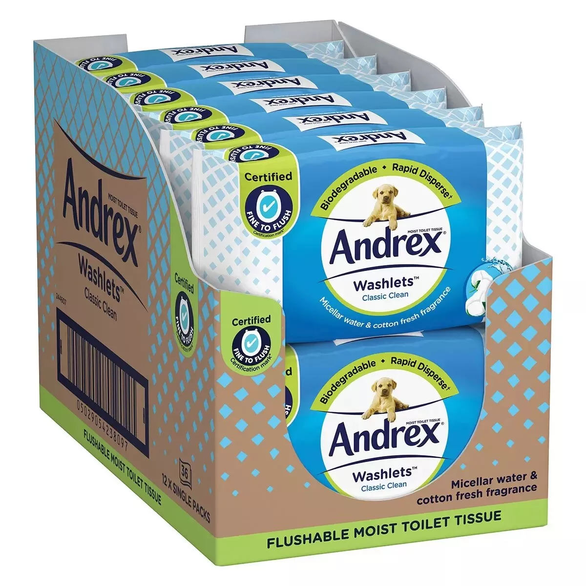Washlets andrex on sale