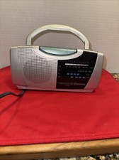 Emerson Instant Weather AM/FM TV Sound Portable Radio Mod RP6247 Tested WORKING