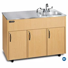 Ozark River Portable Sinks® Advantage S1D Portable Hand Sink -Maple
