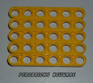 Lego Technic Technik 5 dünne Liftarme 6 Löcher #32063 hellgrau NEUWARE