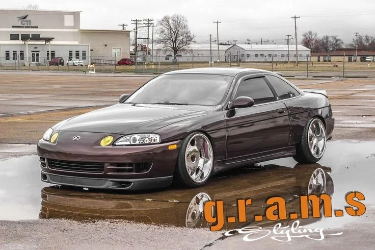 Guardabarros anchos traseros Soarer SC300 SC400, par (L+R) v9 Foto 3 de 4