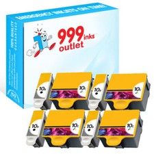 No. 10 Compatible Black & Colour Printer Ink for Kodak HERO 9.1 7.1 6.1 - 4 Sets
