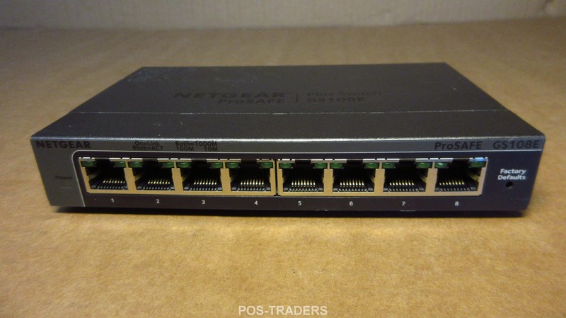 Netgear GS108E v3 ProSafe Gigabit Smart Managed Switch 8-Port LAN - EXCL PSU