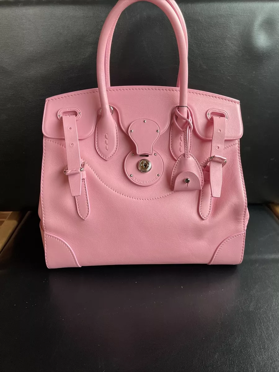 Ralph Lauren RICKY Pink pony Bag Ltd Ed Leather Numbered