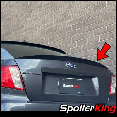 DUCKBILL Rear Trunk Lip Spoiler Wing (Fits: Subaru Impreza 2008-14 4dr) 284K