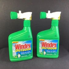 Windex Outdoor Concentrated Glass Cleaner 1997 Hose Spray and Rinse 32 oz NOS
