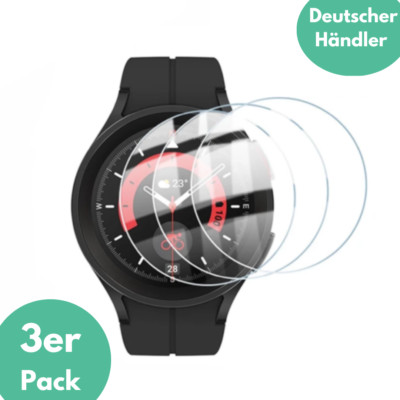 3X Hartglas für Samsung Galaxy Watch 5 Pro 45 mm Panzerfolie Schutzglas Display 