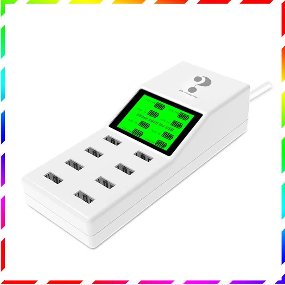 Smart Security Multi-port 8USB Total output 5V/8A Travel charging power adapter - Image 4 of 4