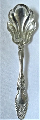 ANTIQUE CLOETA INTERNATIONAL STERLING SILVER SUGAR SPOON 6 1/4"  EX-CONDITION
