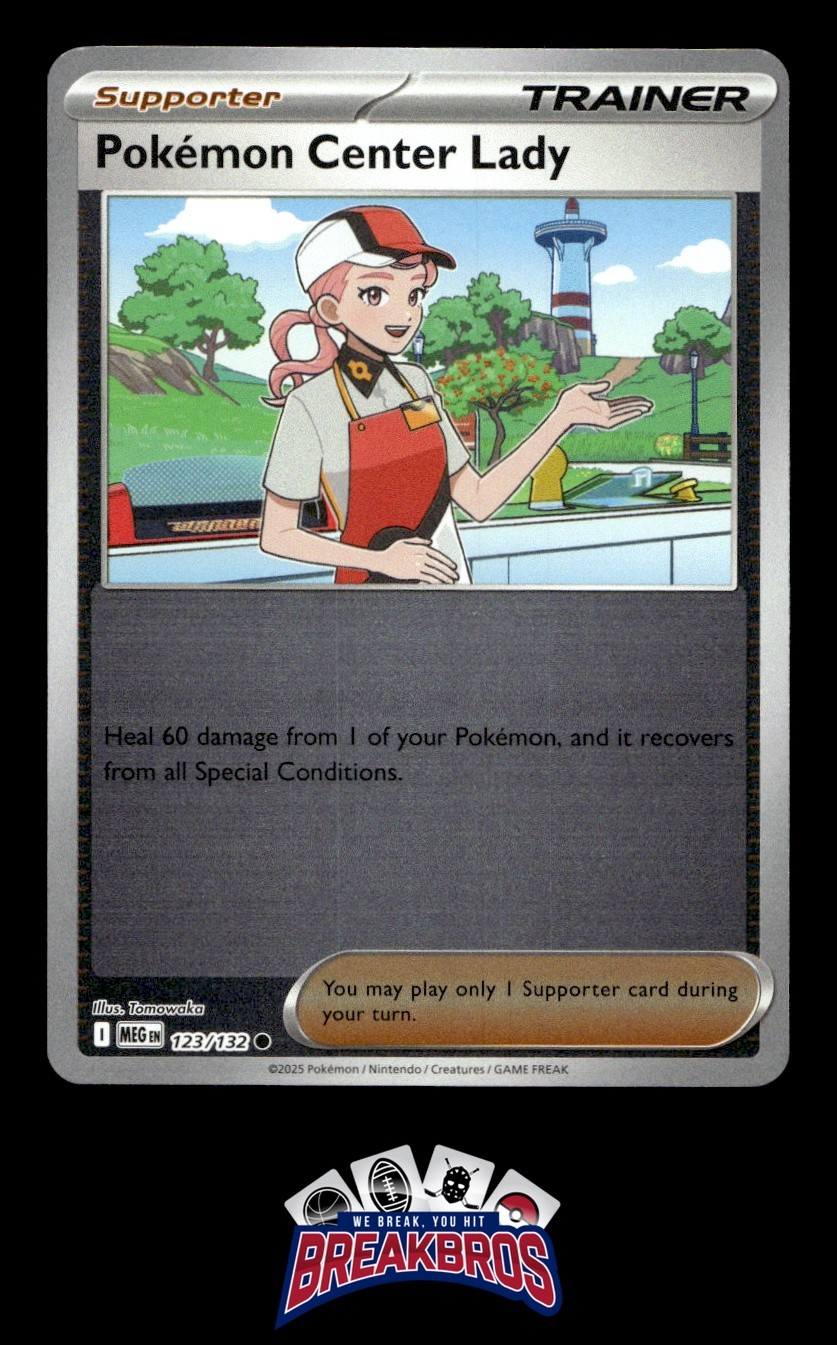 Pokemon Center Lady ME01: Mega Evolution #123/132 Common