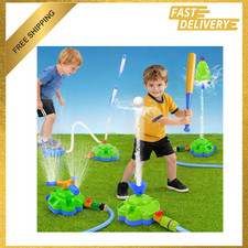 Kids Water Sprinkler Toy, 4-in-1 Summer Outdoor Water Play, Rocket Sprinkler
