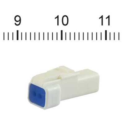 NAMZ Stecker, JST Mini. Weiß, Steckdose, 2 Pin