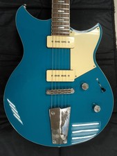 YAMAHA RSS02T Used Maple body Mahogany neck Rosewood fingerboard Blue w/Gig case