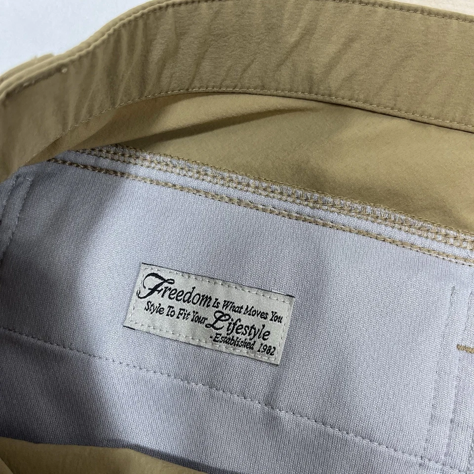 Pantalones Cortos Gramicci Original Freedom Para Hombre 36x11” Beige Senderismo Escalada Gorpcore Foto 4 de 4