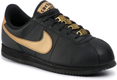 Nike Cortez Basic Women s SZ.5.5Y/SZ.7.5 SL VTF Black Metal Gold BV0419-001 New 