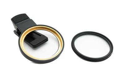 SYSTEM-S Star Burst Filter 52mm 360° Cross Flare Lens with Clip for Smartphone - Image 1 of 4