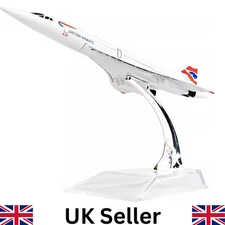 16CM Concorde British Airways Metal Die Cast Plane Model Aircraft Toy Aeroplane