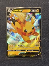 Carte promozionali Pikachu V SWSH285 SWSH: spada e scudo Holo quasi nuove