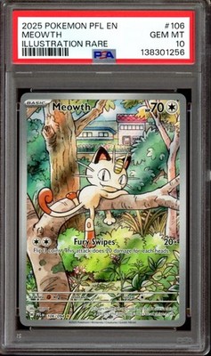 PSA 10 Meowth 106/094 IR Phantasmal Flames PFL Pokemon 2025 | eBay