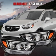 Headlights Assembly For Buick Encore 2017-2022 Headlamp Pair Left + Right Sides