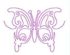 Butterfly  embroidery  quilt blocks 
