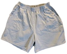 Vintage Y2K Shorts Women Waist 28 Inseam 6 USA Denim Jean Distressed Relaxed