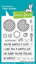 Lawn Fawn Clear Stamp Set A Waffle Lot