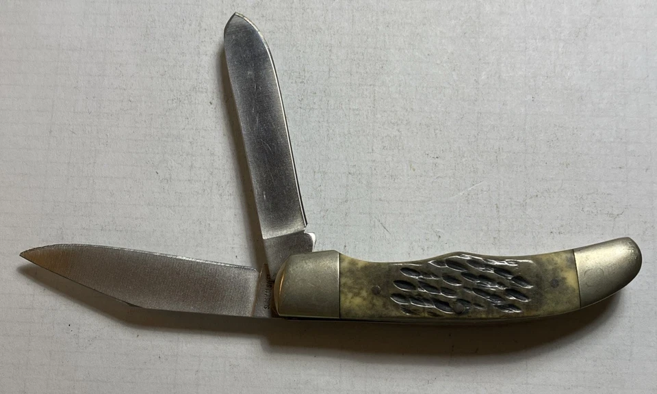 Vintage Frost Cutlery  FrostWood Handle 2 Blade No.17-460FW Surgical Steel w/Box - Image 4 of 4