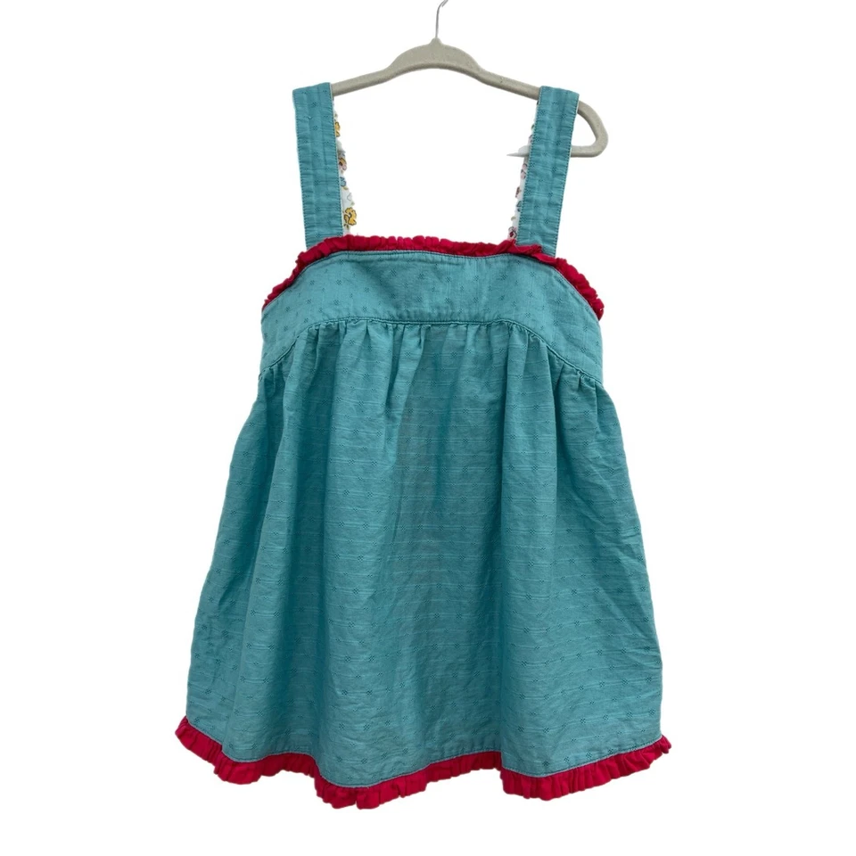 Matilda Jane Enchanted Garden Full of Wonder Textured Tank Size 6 Teal - Image 4 of 4