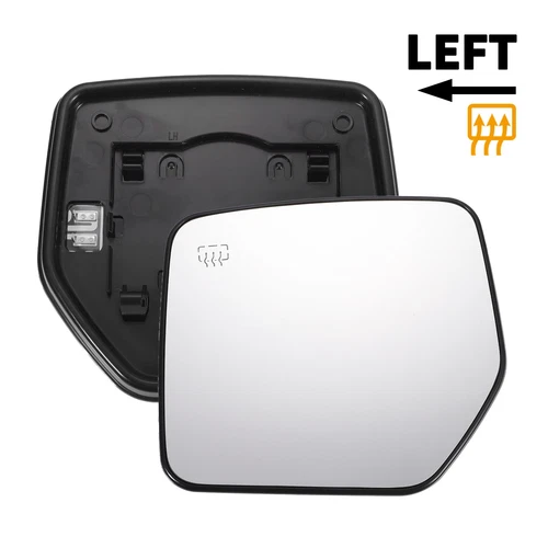 Car Left Driver Side White Mirror Glass w/ Back Heated for Jeep Compass Patriot