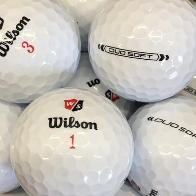 50 GOLFBÄLLE/LAKEBALLS WILSON DUO SOFT AAAA/AAA