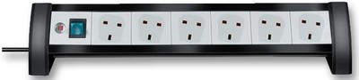 BRENNENSTUHL - 6 Way Switched Desk Socket Power Strip