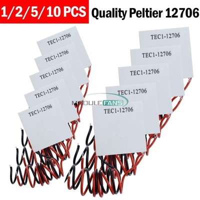 1-10X TEC1 12706 Heatsink Thermoelectric Cooler Cooling Peltier Plate Module 60W