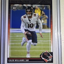 Panini Score 2024 SSP Rookie Caleb Williams Chicago Bears #401 NFL Football Card. rookie card picture