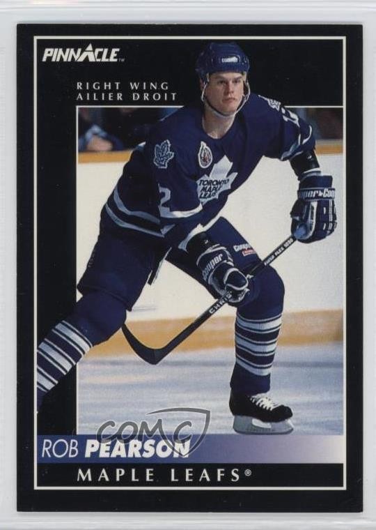 1992-93 Pinnacle Canadian Rob Pearson #287 0a4