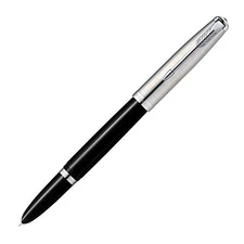 PARKER Fountain Pen Black CT 2123494 Converter Stainless Steel Palladium Finish