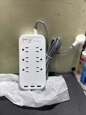 6 Outlets Power Strip with 3 USB 3.1A15W One Beat Wall Mountable Power Strip ...
