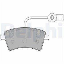 Satz Bremsbeläge Bremsklötze vorne für Renault Kangoo-Grand KW0/1 | 24319227