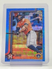 JOSE ALTUVE 2025 TOPPS CHROME BLUE LOGOFRACTOR /150 #77 ASTROS Q5167