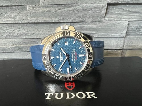 Tudor Hydronaut II Blau Carbon 200m 660 ft Ref. 20030 Box Papier - Bild 5 von 11