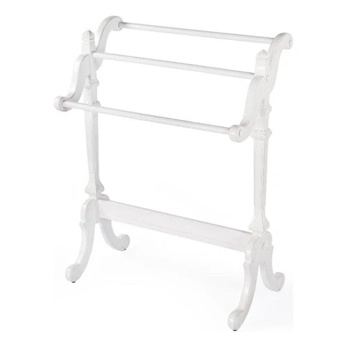 Butler Specialty Company Newhouse Solid Wood Blanket Stand - White - Picture 1 of 6