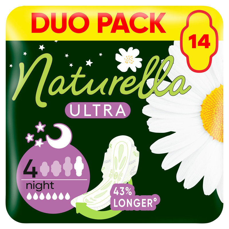 8001090585394 Naturella Ultra Night Camomile podpaski 14 sztuk Procter - Gam 3390₽
