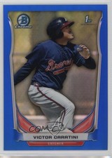 2014 Bowman Chrome Prospects Blue Refractor 22/250 Victor Caratini #BCP90 7eo