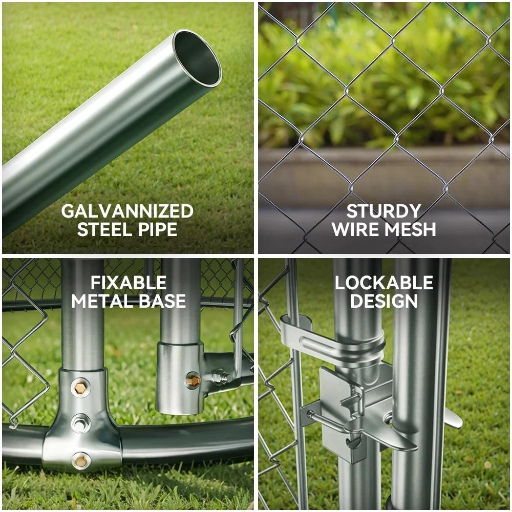 DOMIPET XL Outdoor Dog Kennel Outside Dog Exercise Pen Pet Playpen GIFT FOR PETS