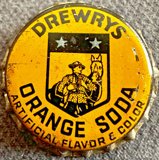 Vintage Drewrys Orange Soda Cork Soda Bottle Cap