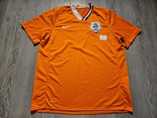 Mens Nike Netherlands Home football shirt 2008 2009 Size L