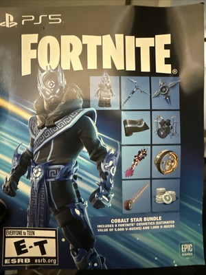 Sony PlayStation 5 Fortnite Cobalt Star Bundle with 1000 Vbucks