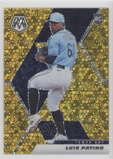 2021 Panini Mosaic Rookie Quick Pitch Gold Prizm 4/10 Luis Patino #259 18xy